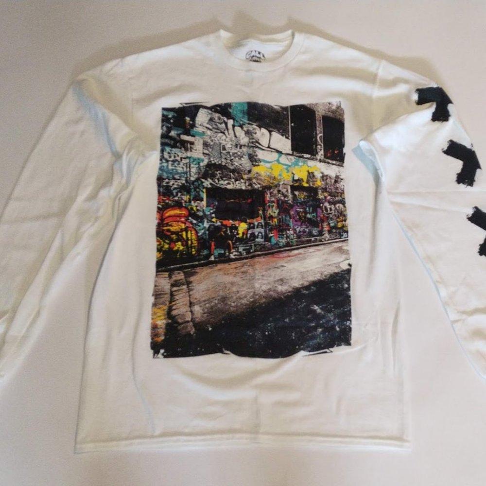 Graphic Men Long Sleeve Urban Shirt